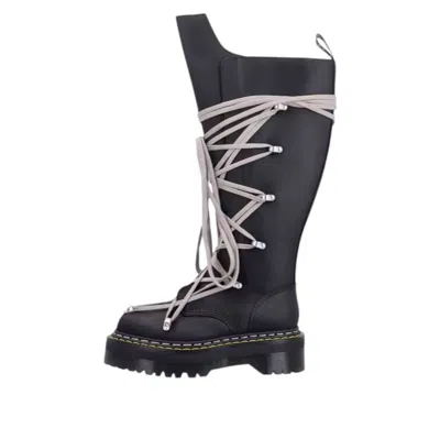 Dr. Martens (wmns)  1460 Drkshdw Quad Sole Pentalace Boot 'rick Owens Black' In Multi