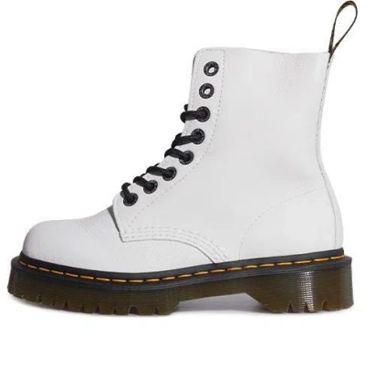 Dr. Martens' (wmns) Dr. Martens 1460 Pascal Bex Pisa Leather Lace Up Boots 'white'