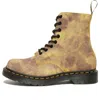Dr. Martens' (wmns) Dr. Martens 1460 Pascal Tie Dye Leather Lace Up Boots 'burnt Yellow'