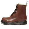 Dr. Martens' (wmns) Dr. Martens 1460 Serena Faux Fur Lined Leather Lace Up Boots 'tan'