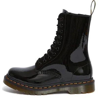 Dr. Martens' (wmns) Dr. Martens 1490 Patent Lamper Boots Black