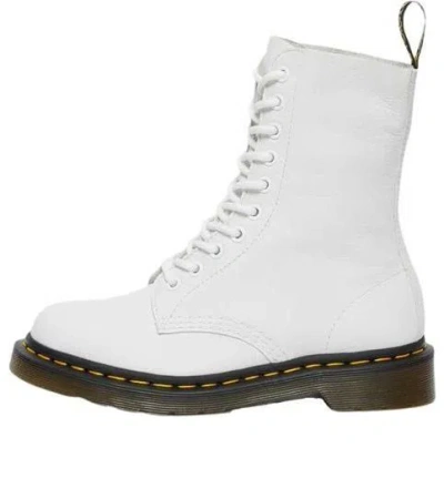 Dr. Martens' (wmns) Dr. Martens 1490 Virginia Leather High Boots 'white'