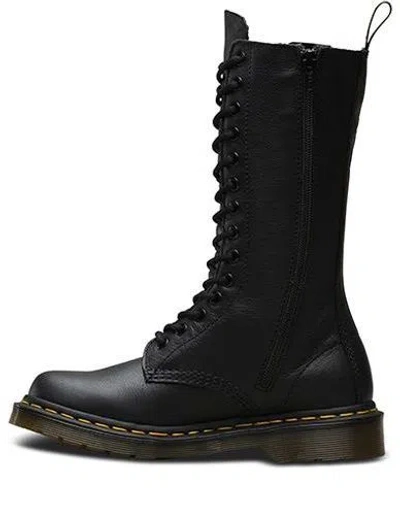 Dr. Martens' (wmns) Dr. Martens 1b99 Leather Mid Calf Boot 'black Virginia'