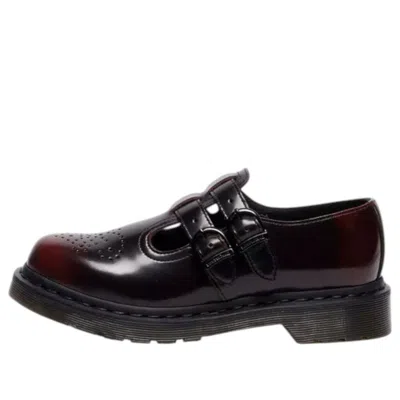 Dr. Martens (wmns)  8065 Arcadia Rub Off Leather Mary Jane 'arcadia' In Black
