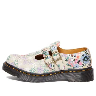 Dr. Martens (wmns)  8065 Floral Mash Up Leather Mary Jane 'parchment Beige' In Multi