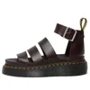 Dr. Martens' (wmns) Dr. Martens Clarissa Ii Atlas Quad Leather Platform Sandals 'oxblood'