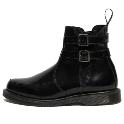Dr. Martens' (wmns) Dr. Martens Flora Polished Smooth Chelsea Boots Black