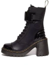 Dr. Martens' (wmns) Dr. Martens Gaya 10-eye Alternative Leather Heeled Boots 'black'