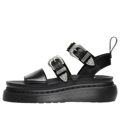 Dr. Martens (wmns)  Gryphon Quad Leather Gladiator Platform Sandals 'black Altas'