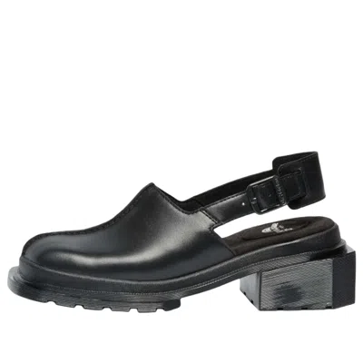 Dr. Martens Slingback Leather Sneakers In Black