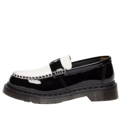 Dr. Martens (wmns)  Penton Heart Two-tone Arcadia Loafers 'black White' In Multi