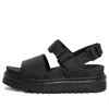 Dr. Martens Voss Platform Sandal In Black