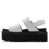 Dr. Martens' (wmns) Dr. Martens Voss Leather Thick Bottom Sandals White