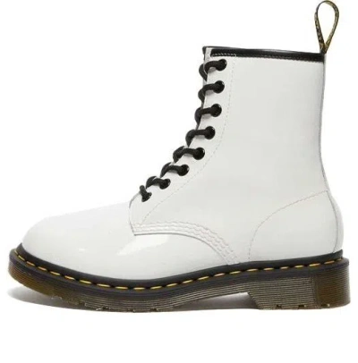 Dr. Martens' (wmns) Dr.martens 1460 Patent Leather Lace Up Boots 'white'