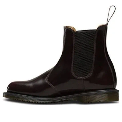 Dr. Martens' (wmns) Dr.martens Flora Smooth Leather Chelsea Boots 'cherry Red'