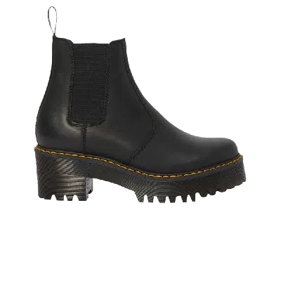 Pre-owned Dr. Martens' Wmns Rometty Platform Chelsea 'black Burnished Wyoming'