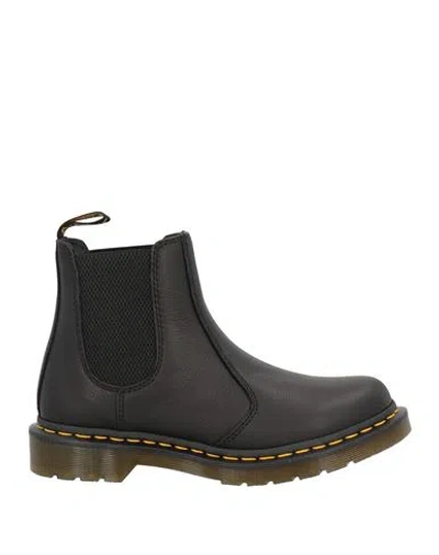 Dr. Martens Woman Ankle Boots Black Size 5 Leather