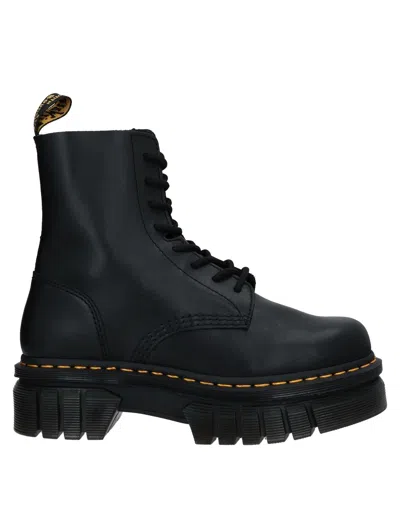 Dr. Martens' Dr. Martens Woman Ankle Boots Black Size 6 Soft Leather