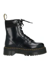 Dr. Martens' Vegan Jadon Boot Max Crushed Velvet Platforms In Black