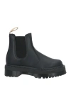 Dr. Martens' Dr. Martens Woman Ankle Boots Black Size 9 Textile Fibers In Black