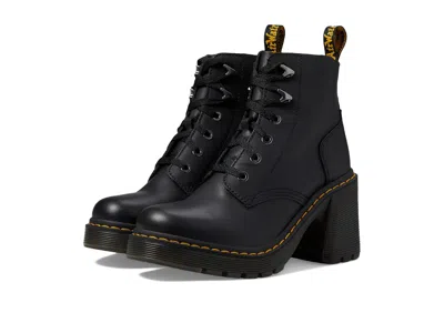 Pre-owned Dr. Martens' Woman's Boots Dr. Martens Jesy Sendal Bootie In Black Sendal