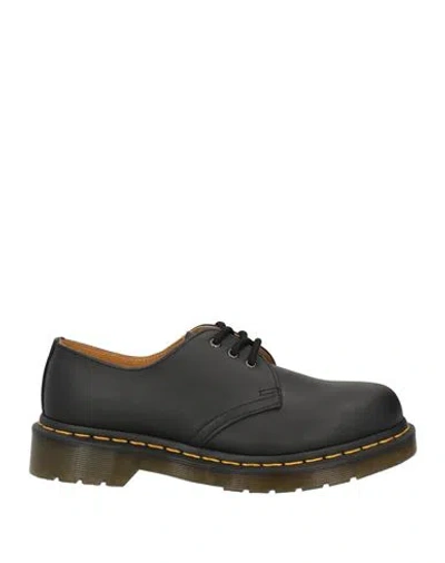 DR. MARTENS' DR. MARTENS WOMAN LACE-UP SHOES BLACK SIZE 5 LEATHER