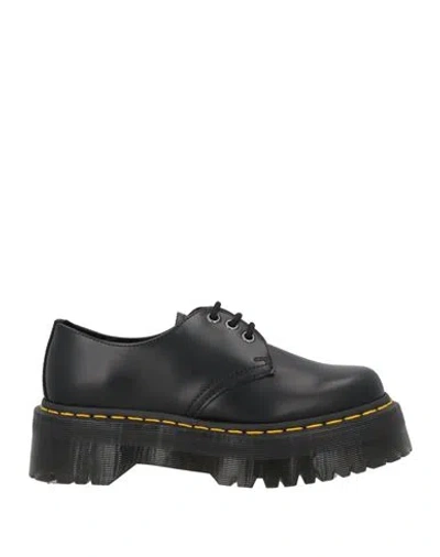 Dr. Martens' 50mm 1461 Quad Leather Lace-up Shoes In Black