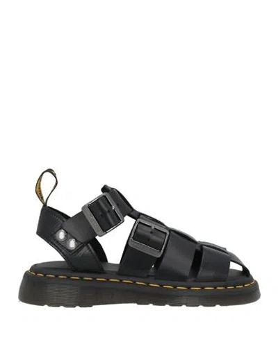 Dr. Martens' Dr. Martens Woman Sandals Black Size 7 Leather