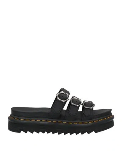 Dr. Martens Woman Sandals Black Size 7 Soft Leather