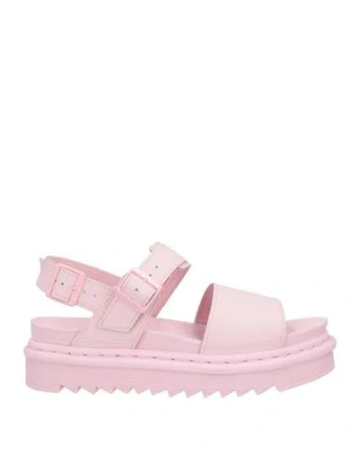 Dr. Martens' Dr. Martens Woman Sandals Pink Size 8 Soft Leather