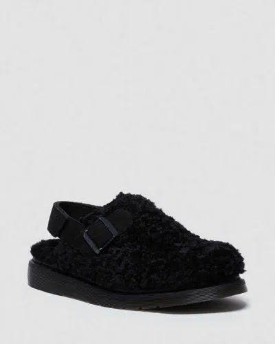Dr. Martens' 1460 Faux Fur Lined Leather Lace Up Boots In Black