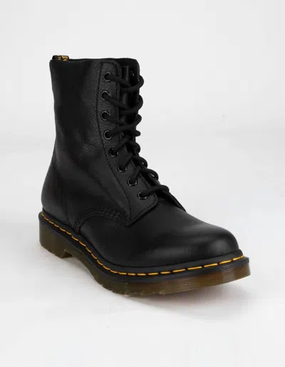 Dr. Martens 1490 Virginia Booties In Black