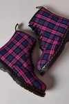 Dr. Martens' 1460 Tartan Lace Up Boots In Pink
