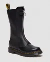 Dr. Martens 1b99 Front Zip Leather Boot In Black