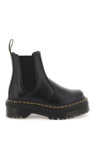 Dr. Martens Black Vintage 2976 Leather Chelsea Boots In Schwarz