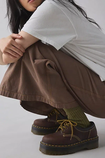 Dr. Martens Women's 8053 4i Quad Arc Shoe In Dark Brown Crazy Horse, Women's At Urban Outfitters