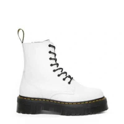 Pre-owned Dr. Martens' Dr. Martens Women's Ankle Boots Jadon In White