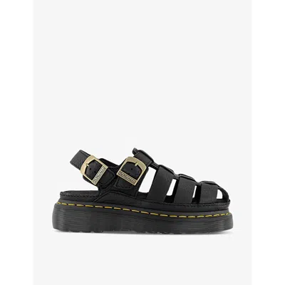 Dr. Martens Wrenlie Fisherman Sandal In Black