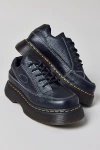 DR. MARTENS' WOMEN'S BUZZ 5-EYE NAPA LEATHER SHOE IN BLACK/MILLED NAPPA, WOMEN'S AT URBAN OUTFITTERS