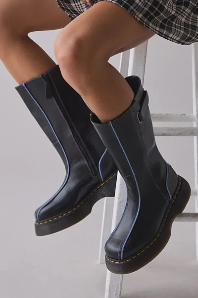 Dr. Martens Women's Buzz Hi Leather Boot In Black, Women's At Urban Outfitters