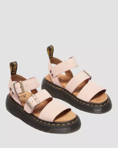 Dr. Martens Women's  Gryphon Quad Sandals Pink Leather Adjustable Strap Zogg2413
