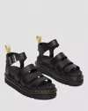 Dr. Martens Dr.martens Hydro Leather Blaire Sandals In Black