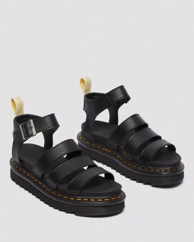 DR. MARTENS WOMEN'S DR. MARTENS VEGAN BLAIRE 23806001 SANDALS BLACK GLADIATOR ZOGG2291