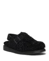 Dr. Martens' 1460 Faux Fur Lined Leather Lace Up Boots In Black