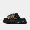 Dr. Martens' Mattison Light Tan Mini Leopard Slides Light Tan In Leopard