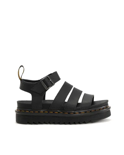 Dr. Martens Women's Platform Gladiator Sandals In Black Athena