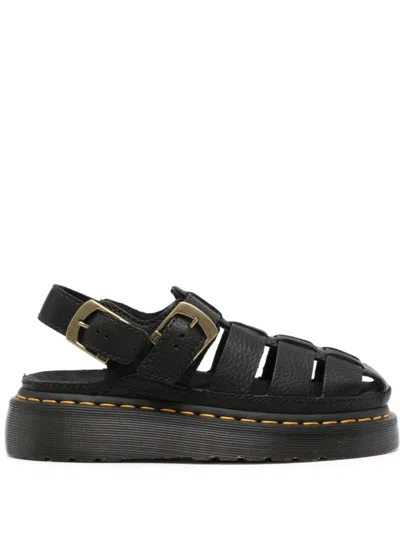 Dr. Martens Wrenlie Fisherman Sandal In Black