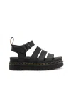 Dr. Martens Dr.martens Hydro Leather Blaire Sandals In Black