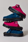 Dr. Martens' Women's Zebzag Suede Slingback Platform Mule In Fuchsia E. H Suede, Women's At Urban Outfitters In Multi