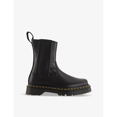 Dr. Martens Amaayah Lo Orleans Combat Boots In Black